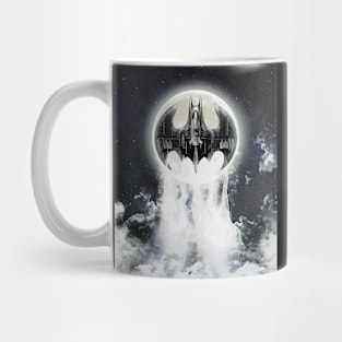 Bat Jet in the Clouds Mug